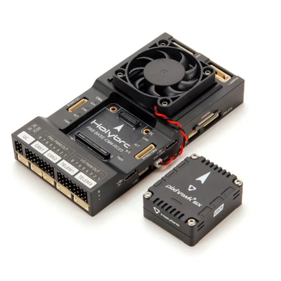 HolyBro Pixhawk RPi CM4 Baseboard With Pixhawk 6X Flight Controller Module PM03D Power Module for Autopilot RC Airplane Drone